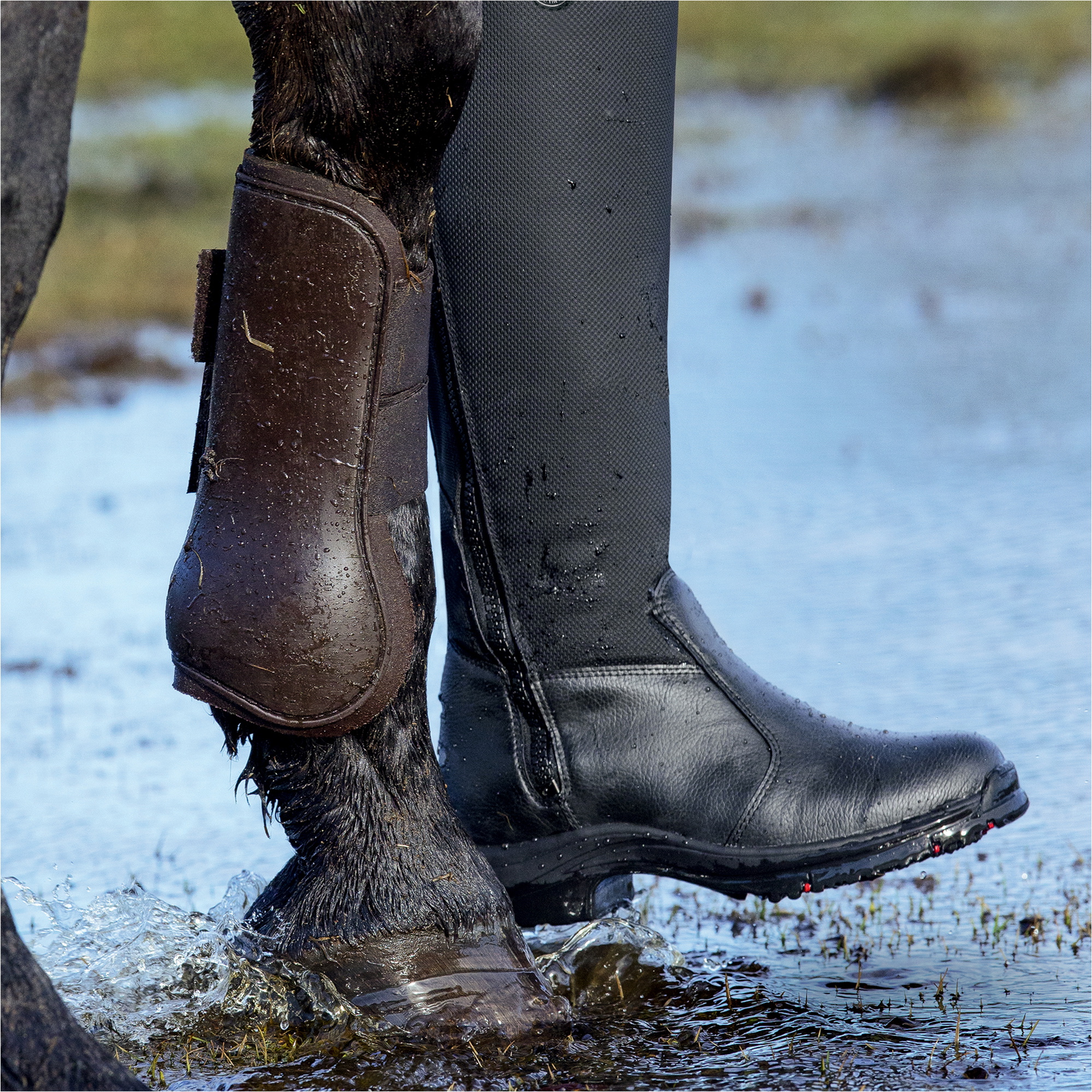 Mountain Horse Womens Active Winter High Rider Boots 013580191io - Black